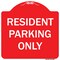 Signmission Resident Parking Only Heavy-Gauge Aluminum Architectural Sign, 18" x 18", RW-1818-9896 A-DES-RW-1818-9896 - alternate 1